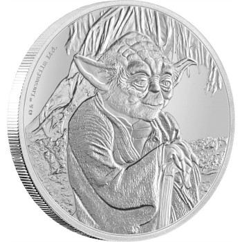 Star Wars Classic 1 Oz Silver Coin Yoda